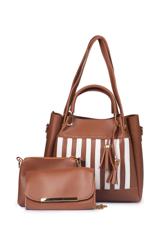 Premium 3-in-1 Shoulder Bags - 095 Crafted with High-Quality PU Leather for Superior Quality