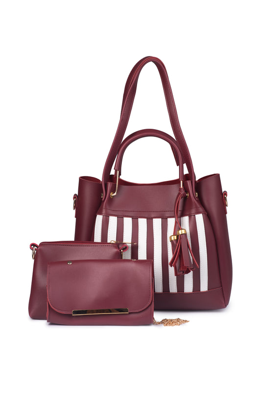 Premium 3-in-1 Shoulder Bags - 098 Crafted with High-Quality PU Leather for Superior Quality